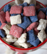 Patriotic puppy chow for the 4th of July 